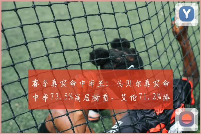 赛季真实命中率王：戈贝尔真实命中率73.5%高居榜首，艾伦71.2%排名第二